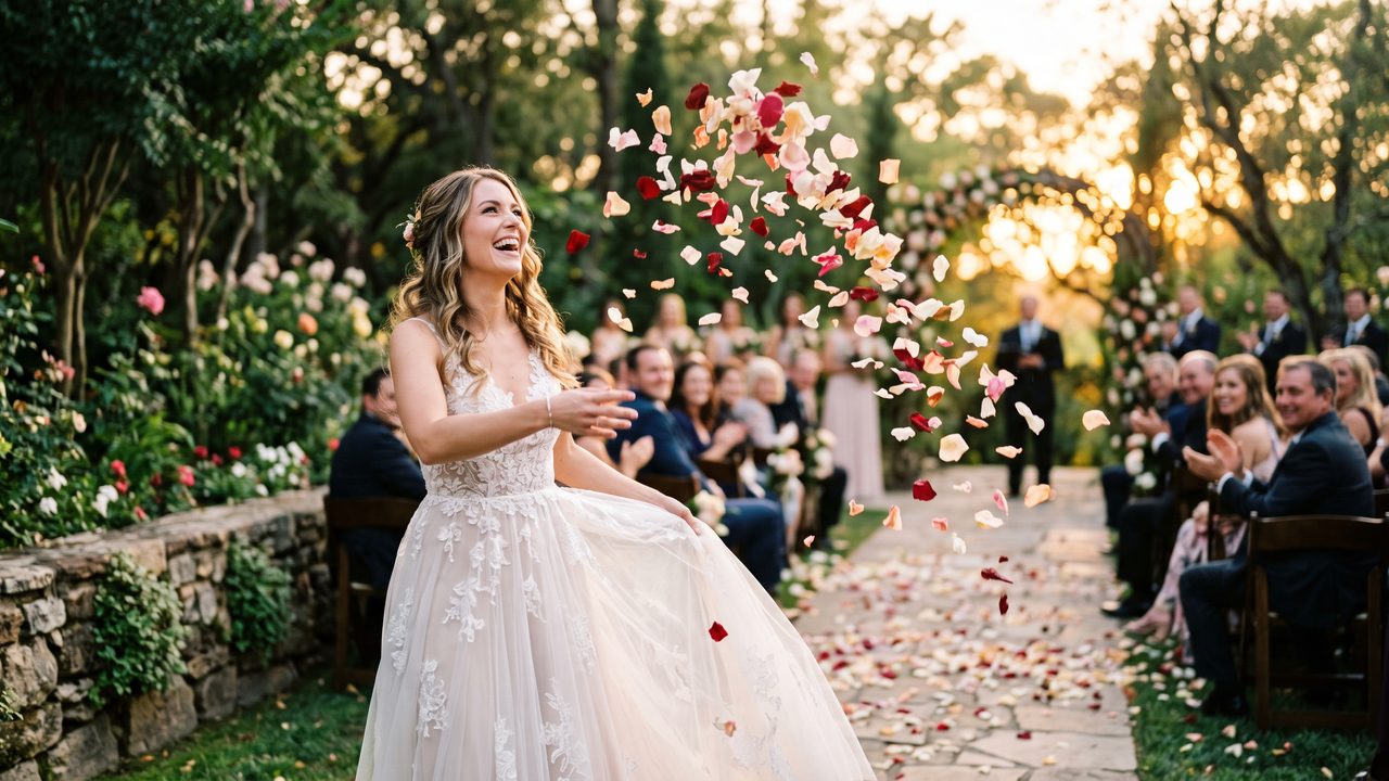 Editorial photograph representing: how to create stunning slow-motion wedding videos with ai