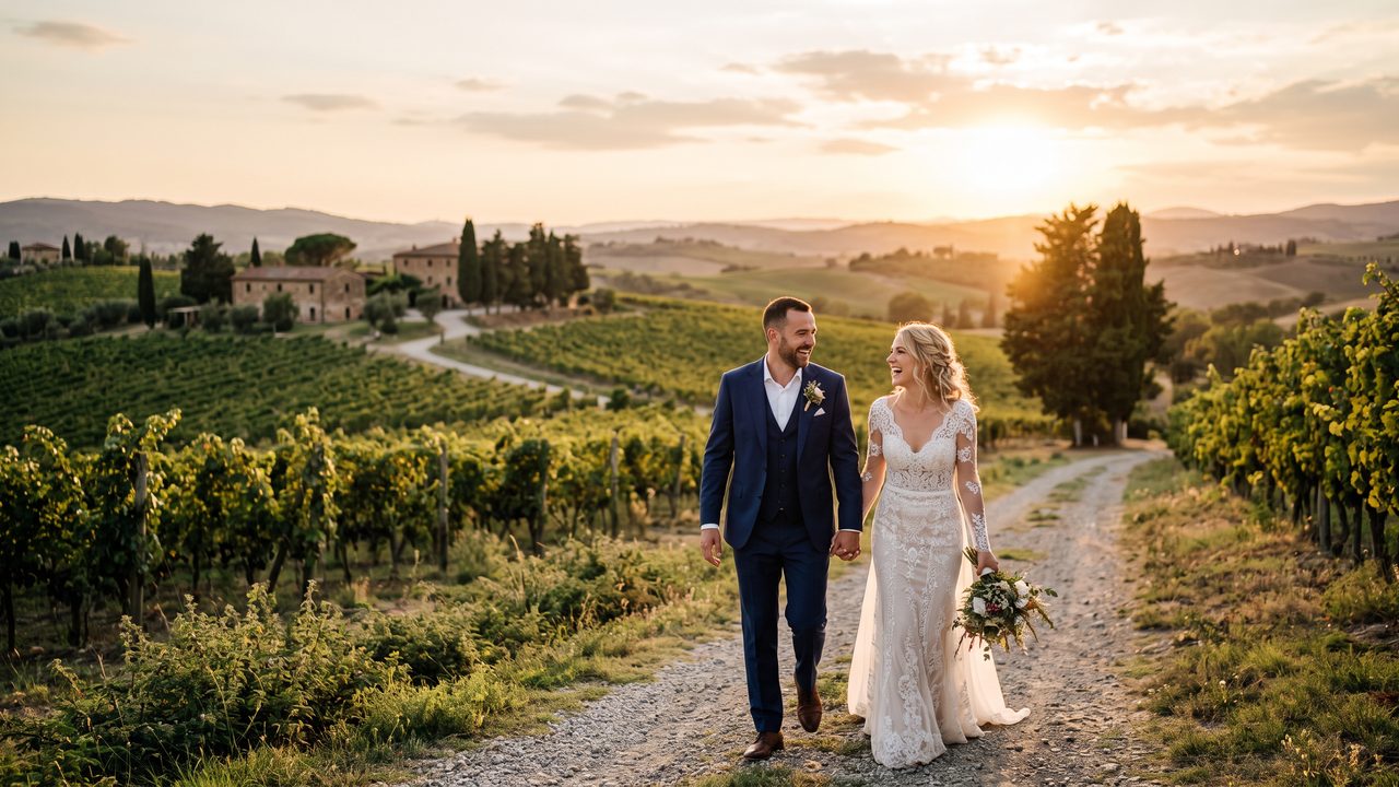 Editorial photograph representing: why couples choose ai for wedding videos in 2026