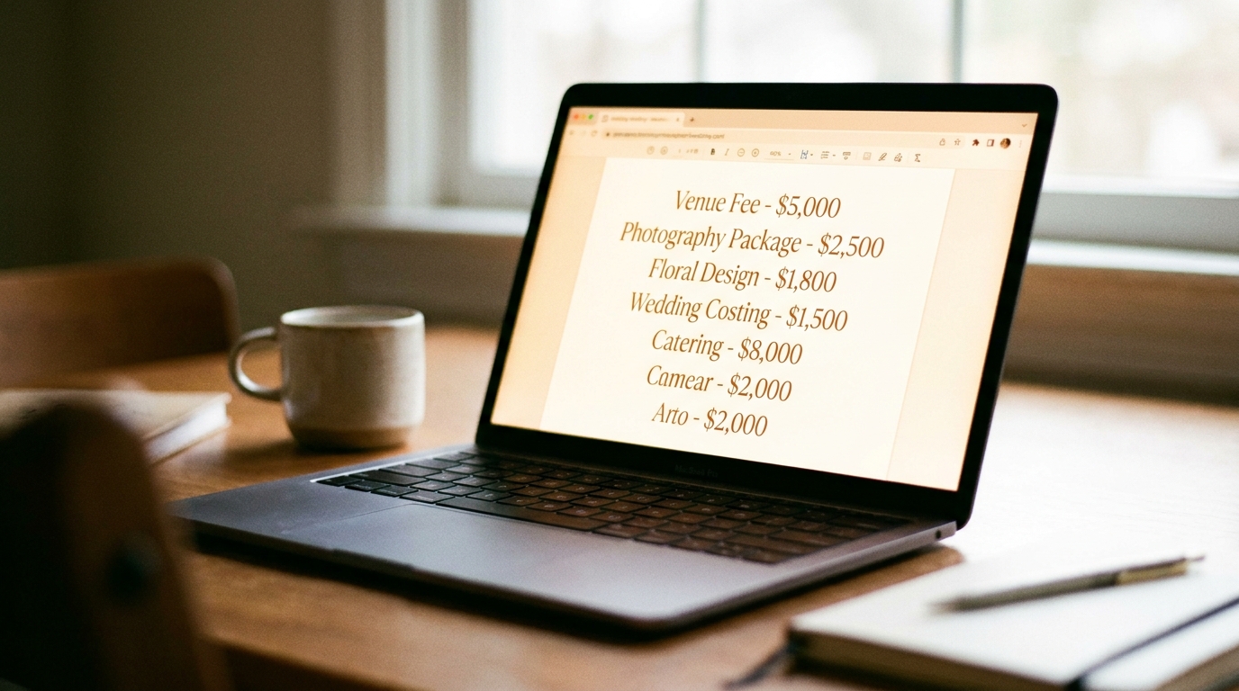 Sign #1: Your Wedding Video Budget Is Under $1,500 <span class=