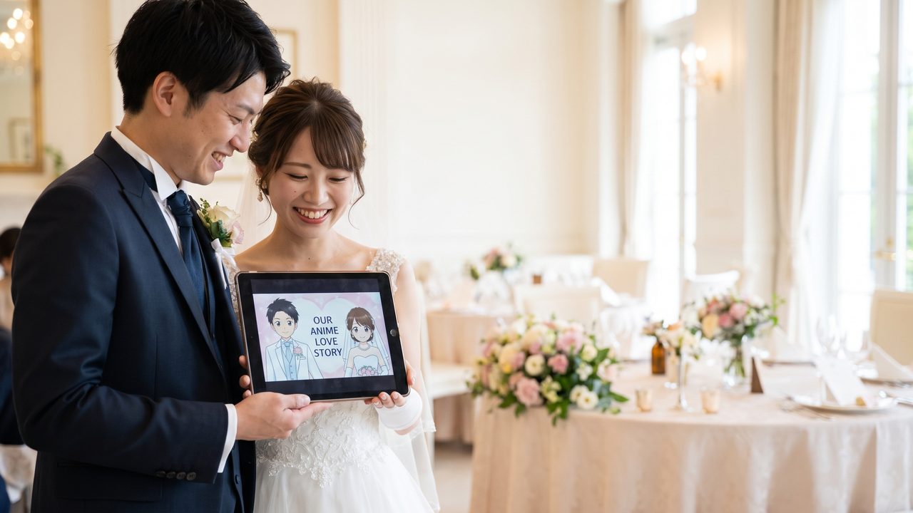 Visual illustrating: why cartoon and anime wedding videos are exploding