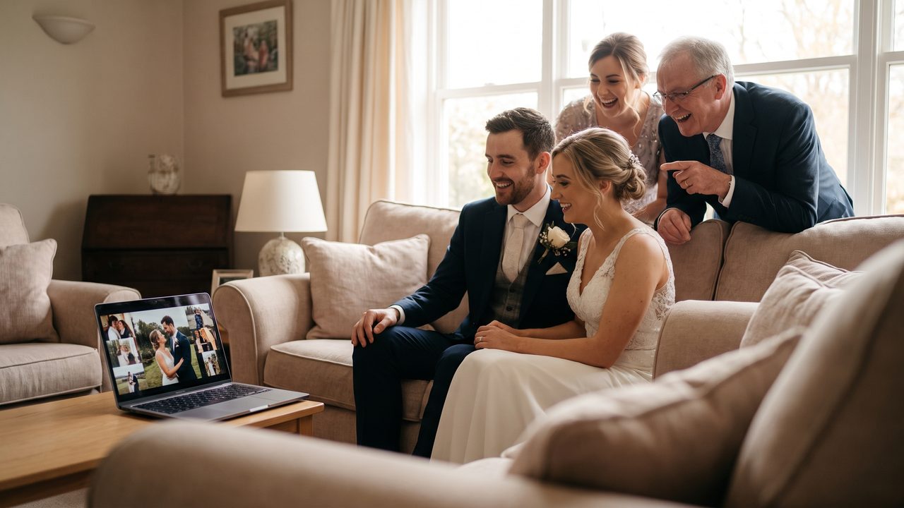 Visual illustrating: they add context to the wedding