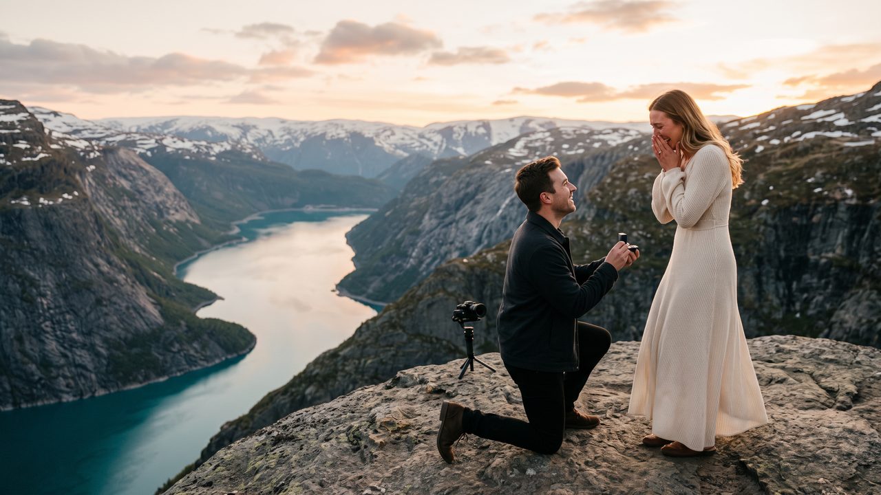 Visual illustrating: classic proposal video ideas