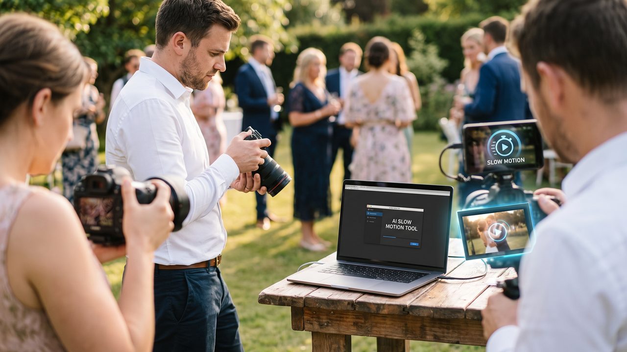 Visual illustrating: why slow motion transforms wedding videos