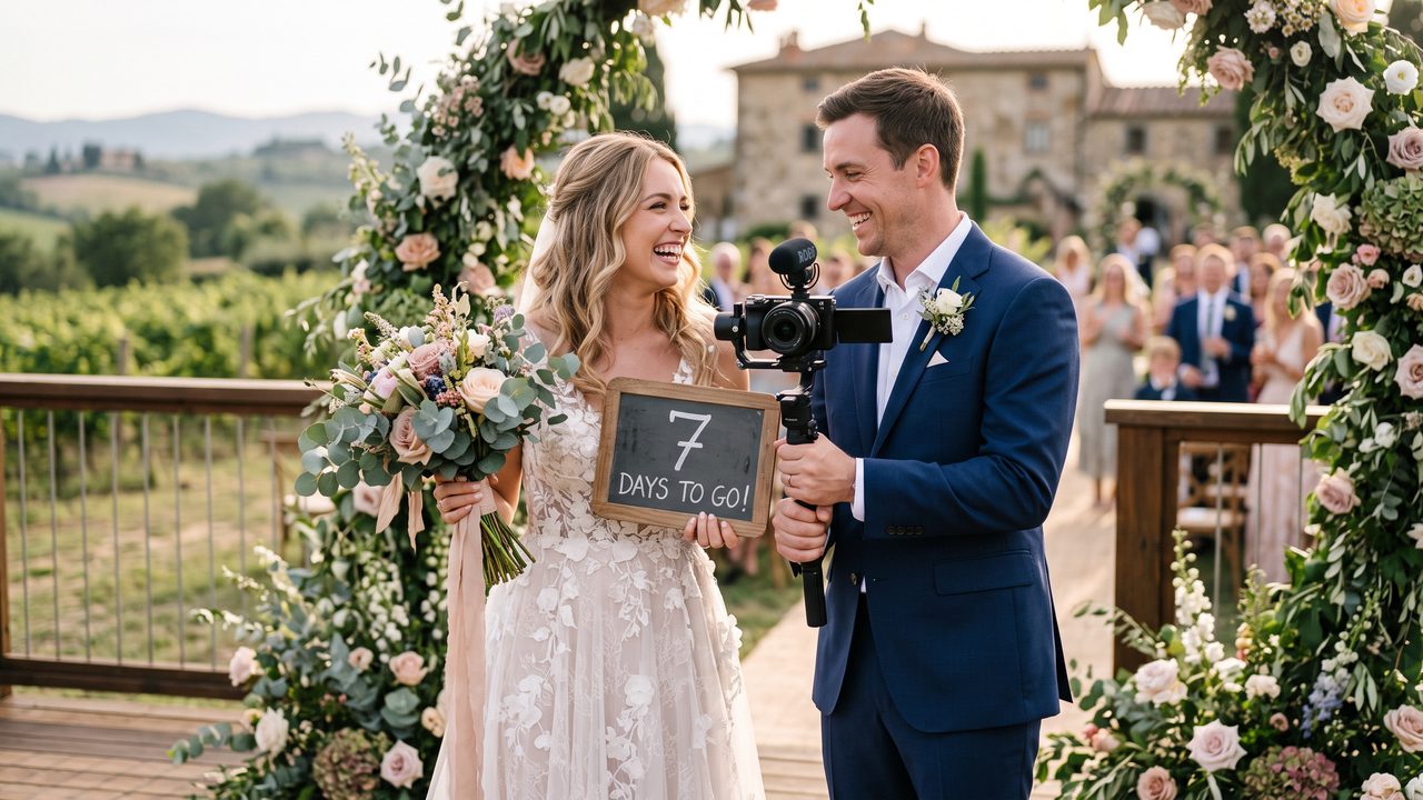 Visual illustrating: why make a wedding countdown video?