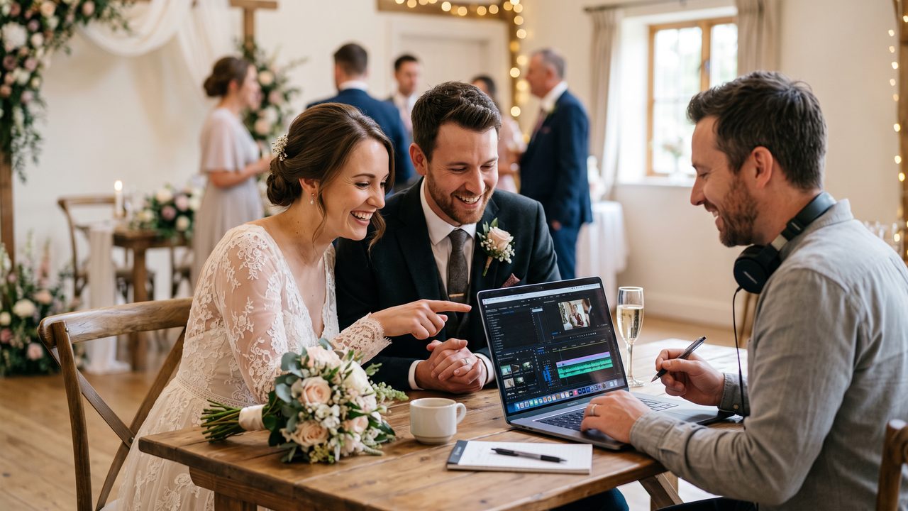 Visual illustrating: how it differs from other wedding videos