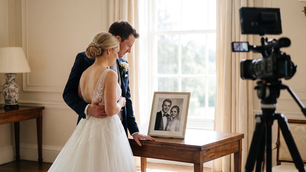 Visual illustrating: the case for wedding photos