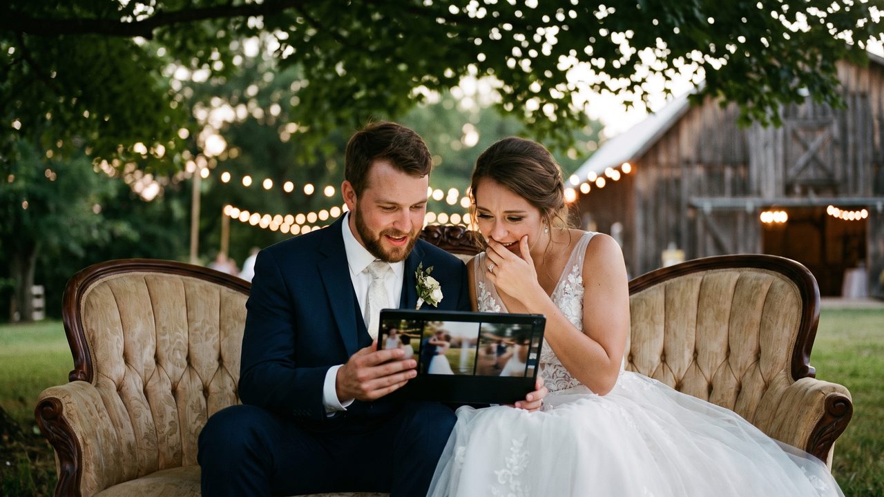 Visual illustrating: what is a wedding trailer?