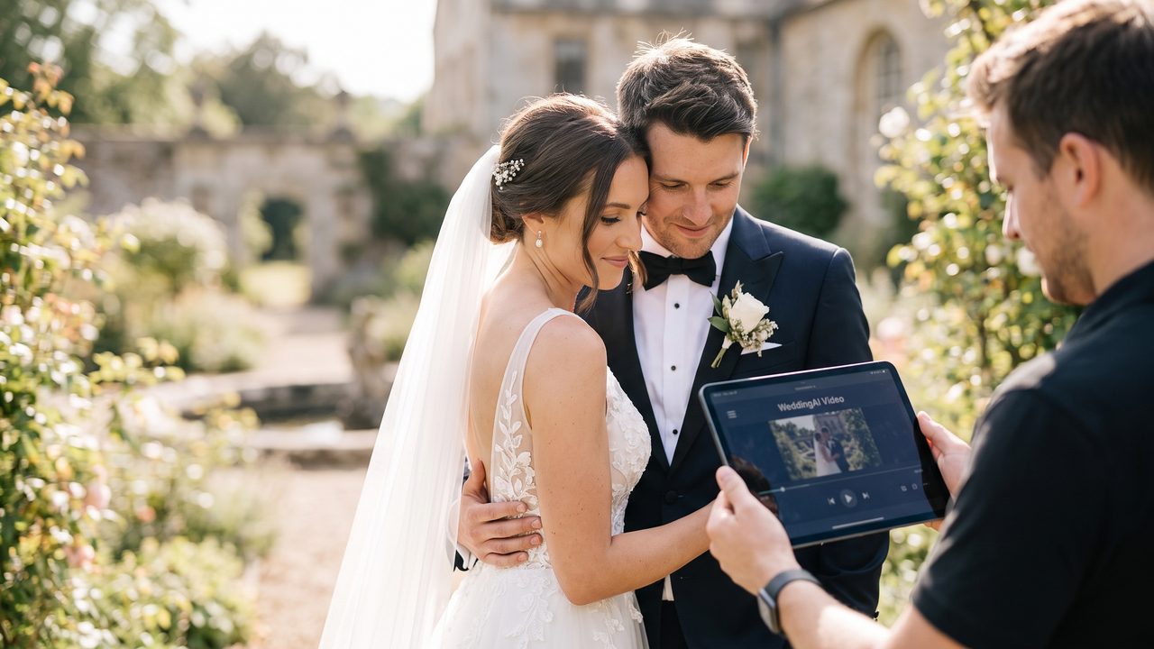 Visual illustrating: what is weddingai video?
