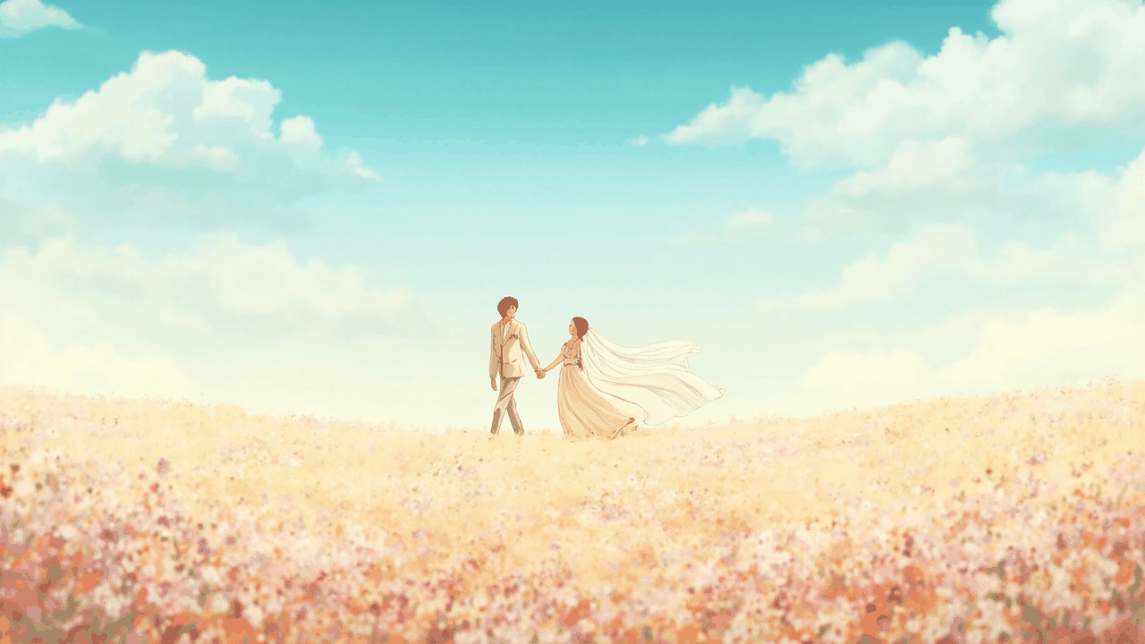 Ghibli style wedding video
